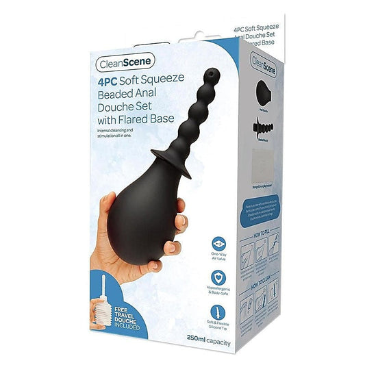 Refreshing Beaded Anal Douche by Xgen Products - Enemas and Douches