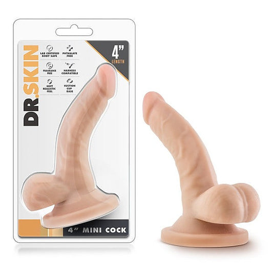 Dr Skin Realistic Dong With Balls 10.2cm by Blush Novelties - Realistic Dildos