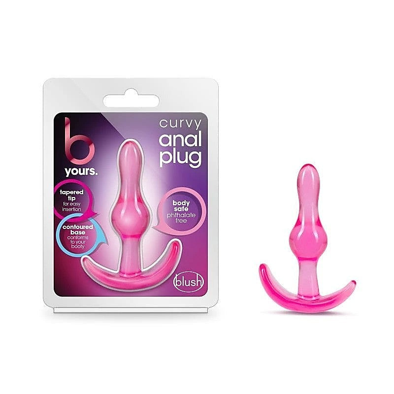B Yours Curvy Anal Plug by Blush Novelties - Butt Plugs