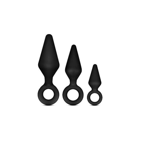Anal Adventures Platinum Loop Butt Plug Kit - Butt Plugs