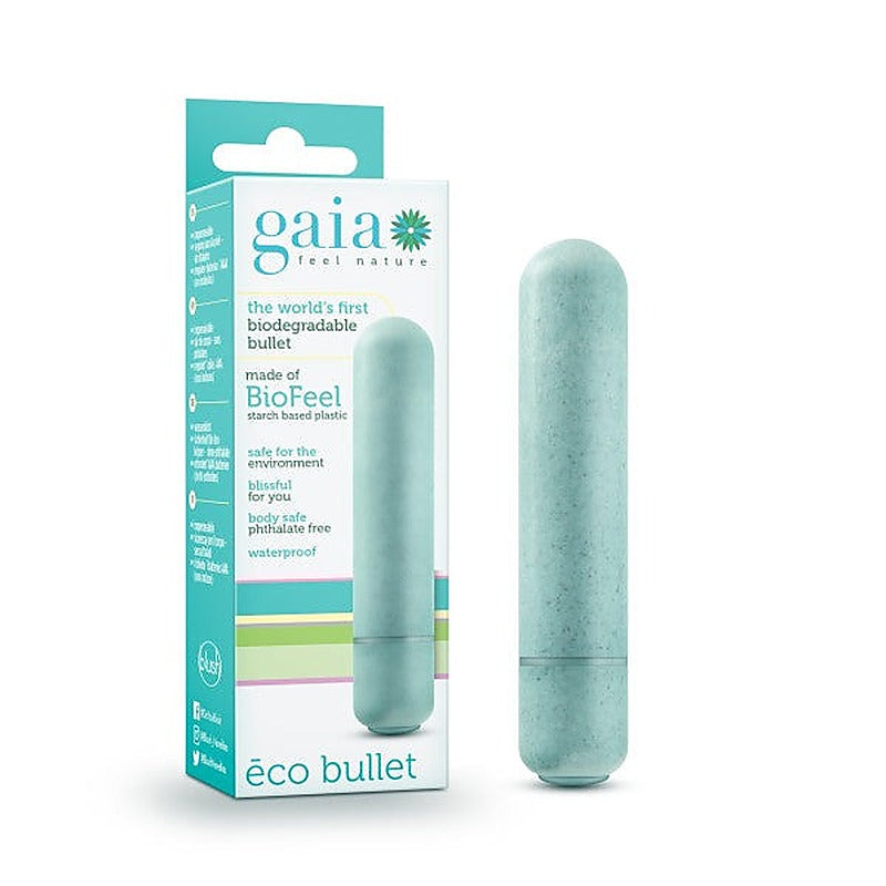 Blush Novelties Gaia Eco Bullet Vibrator Biodegradable Clitoral Vibe - Bullet Vibrators