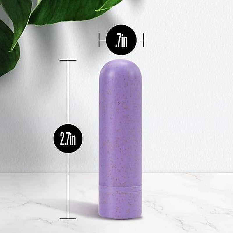 Blush Novelties Gaia Eco USB Rechargeable Bullet Vibrator Lilac Purple Eco Friendly - Bullet Vibrators
