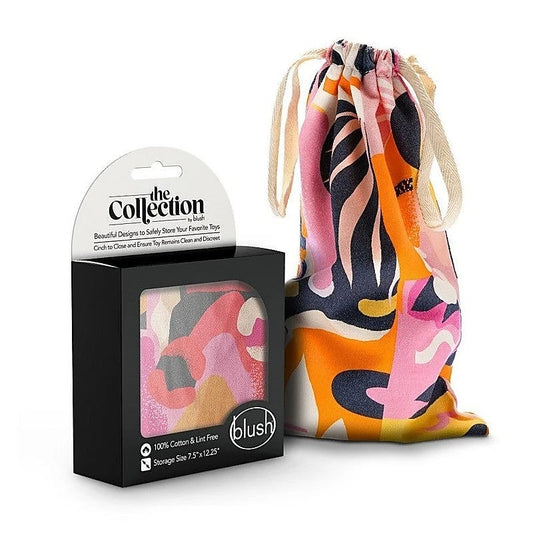 The Collection Burst Cotton Toy Storage Bag - Vibrator Accessories