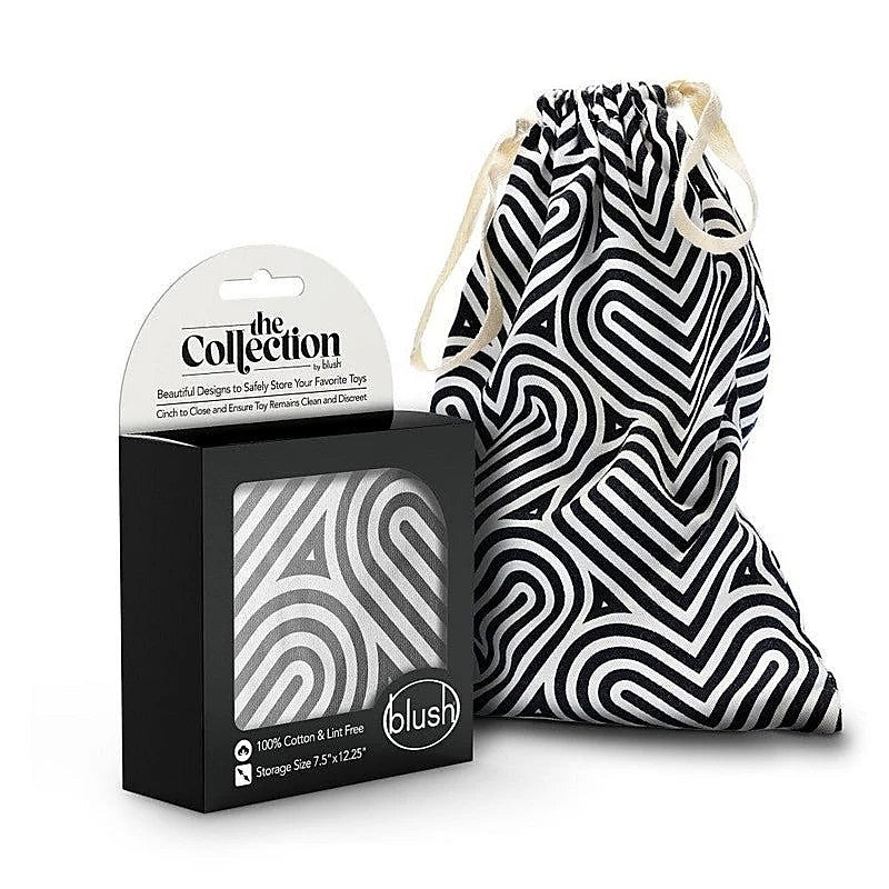 The Collection Embrace Cotton Storage Bag by Blush Novelties - Vibrator Accessories