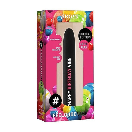 Feelgood #HappyBirthday Bullet Vibrator by Shots Toys - Bullet Vibrators