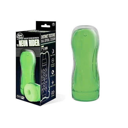 The Neon Rider Glow in Dark Male Masturbator - Masturbators and Strokers