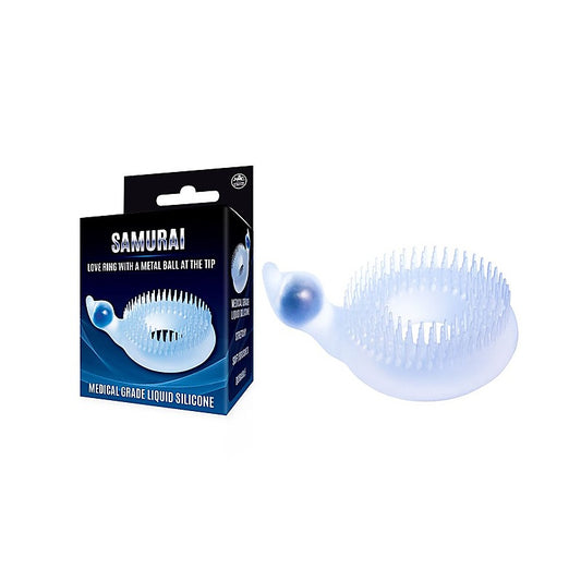 Samurai Cock Ring With Metal Ball by NANMA Corporation - Stretchy Cock Rings