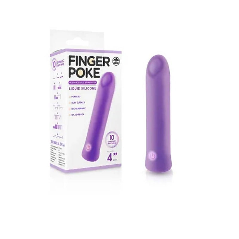 NANMA Corporation Excellent Power Finger Poke 10 cm USB Rechargeable Vibrating Bullet - Bullet Vibrators