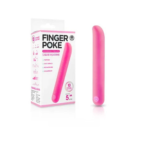 NANMA Corporation Excellent Power Finger Poke 12.7 cm USB Rechargeable Bullet Massager - Bullet Vibrators