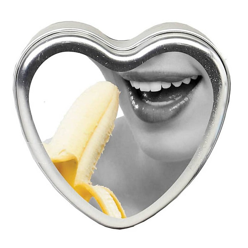 Earthly Body Edible Heart Massage Candle 113 g Sensual Warming Oil - Sex Pheromones and Perfumes