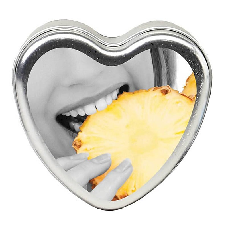 Earthly Body Edible Heart Massage Candle 113 g Sensual Warming Oil - Sex Pheromones and Perfumes