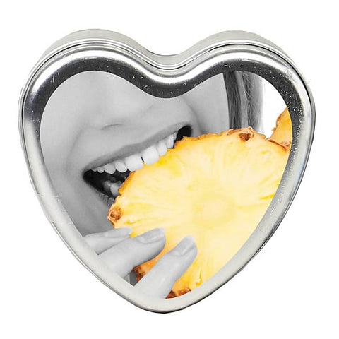 Earthly Body Edible Heart Massage Candle 113 g Sensual Warming Oil - Sex Pheromones and Perfumes