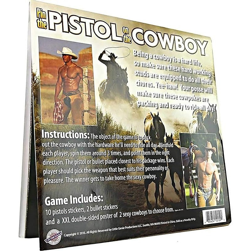 Little Genie Pin The Pistol On The Cowboy Hens Party Game Adult Party - Sex Games, Coupons and Tricks