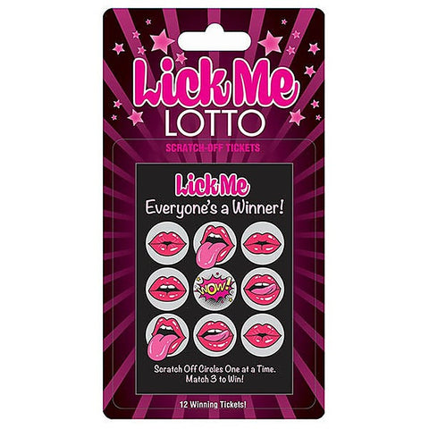 Lick Me Lotto Naughty Scratcher by Little Genie - Party Gifts and Novelties
