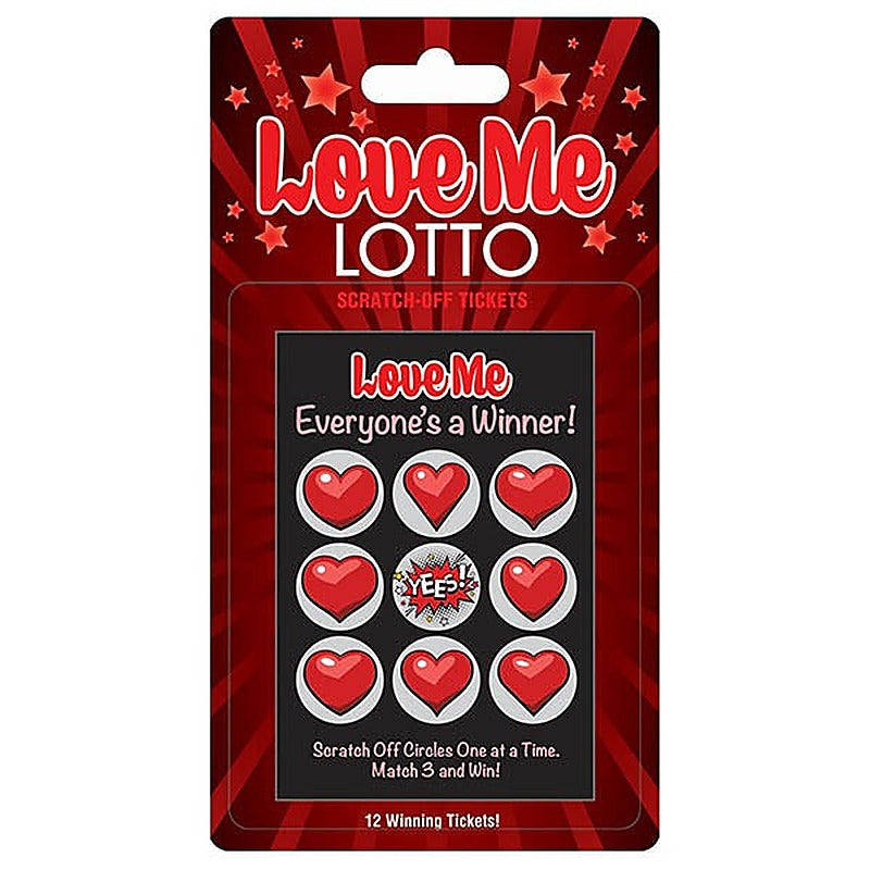 Love Me Lotto Naughty Scratcher by Little Genie - Party Gifts and Novelties