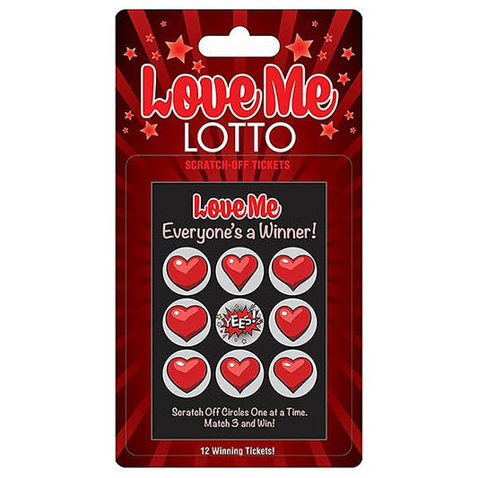 Love Me Lotto Naughty Scratcher Party Gift by Little Genie - Party Gifts and Novelties