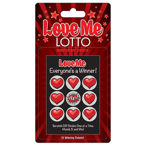 Love Me Lotto Naughty Scratcher by Little Genie - Party Gifts and Novelties