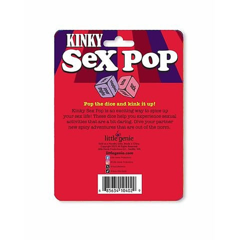 Premium Kinky Sex Pop Dice by Little Genie - Sex Games, Coupons and Tricks