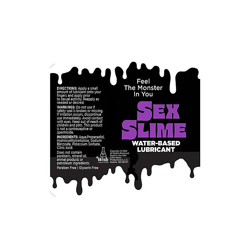 Sex Slime Water Based Adult Lubricant by Little Genie - Water Based Lubes