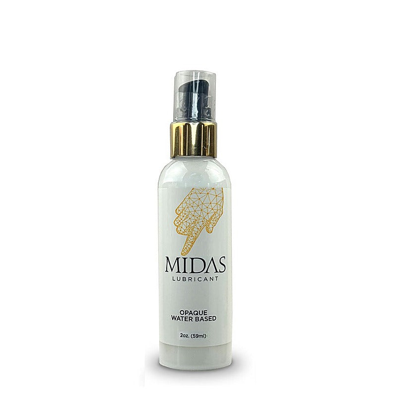 Midas Opaque Water Based Lubricant by Little Genie - Water Based Lubes