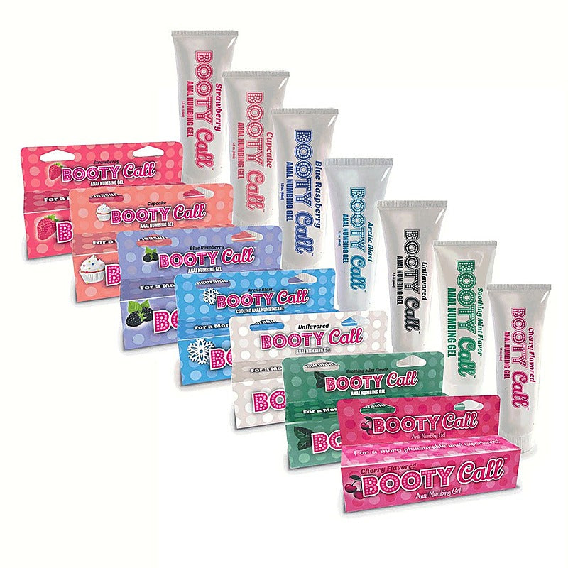 Little Genie Booty Call Flavoured Anal Numbing Gel 44ml - Anal Lubes
