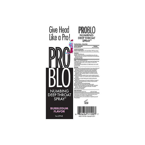 Little Genie ProBlo Deep Throat Spray 30ml - Delay and Excite Sprays