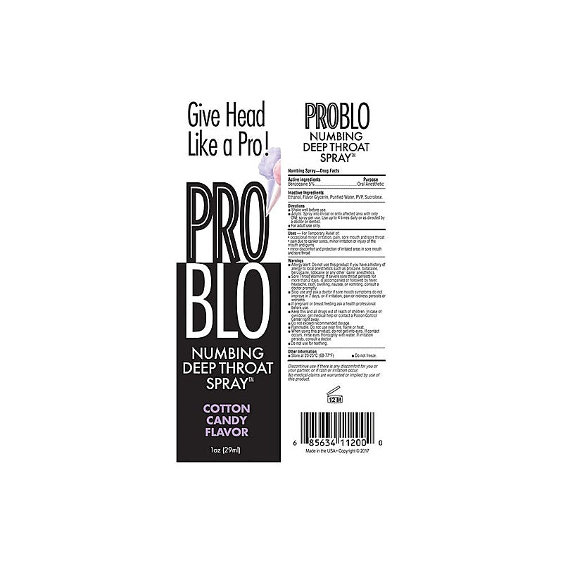 Little Genie ProBlo Deep Throat Spray 30ml - Delay and Excite Sprays