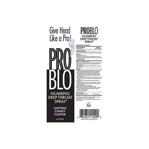 Little Genie ProBlo Deep Throat Spray 30ml - Delay and Excite Sprays