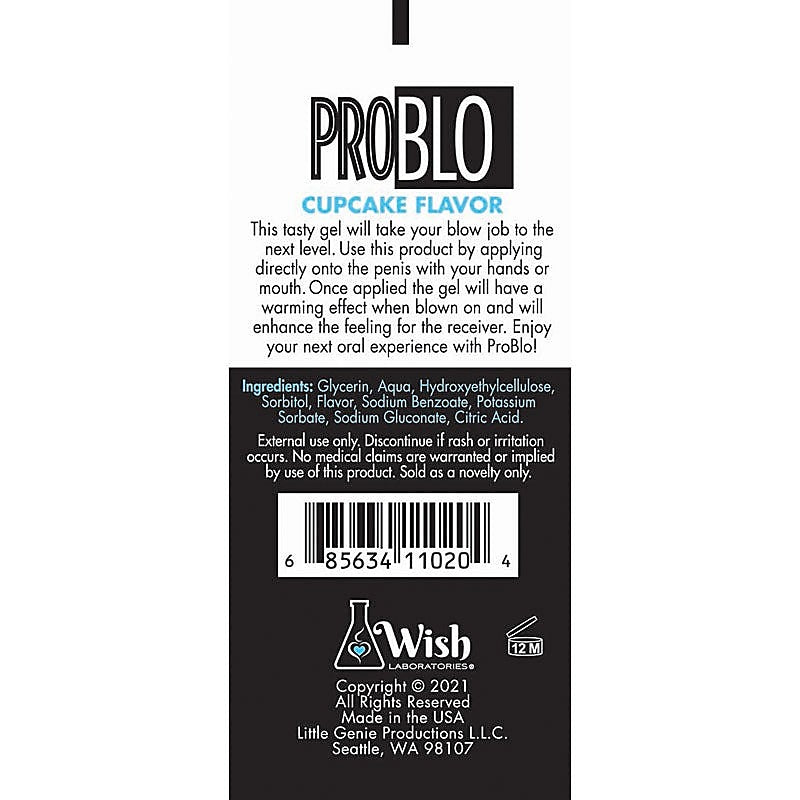 ProBlo Oral Pleasure Flavoured Blowjob Gel by Little Genie - Massage Oils and Lubricants