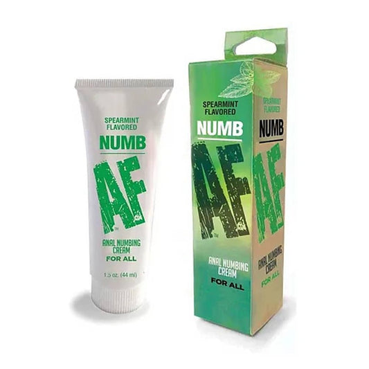 Numb AF Flavoured Anal Numbing Cream by Little Genie - Anal Lubes