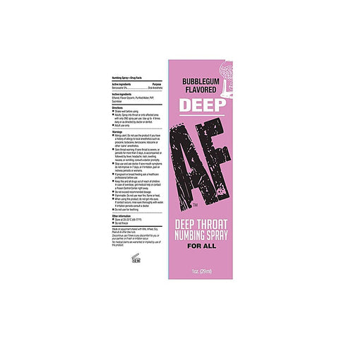 Little Genie Deep AF Flavoured Deep Throat Spray 29ml - Delay and Excite Sprays