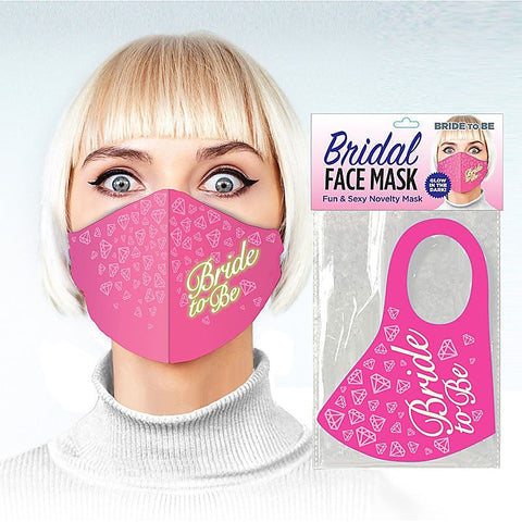 Little Genie Bridal Face Bride To Be Glow Novelty Mask - Masks And Blindfolds