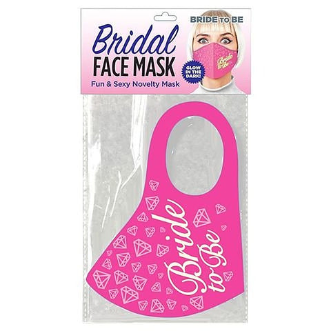 Little Genie Bridal Face Bride To Be Glow Novelty Mask - Masks And Blindfolds