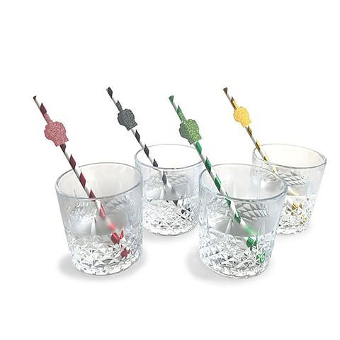 Little Genie Happy Fucking Birthday Tall Party Straws 8 Pack - Party Gifts and Novelties
