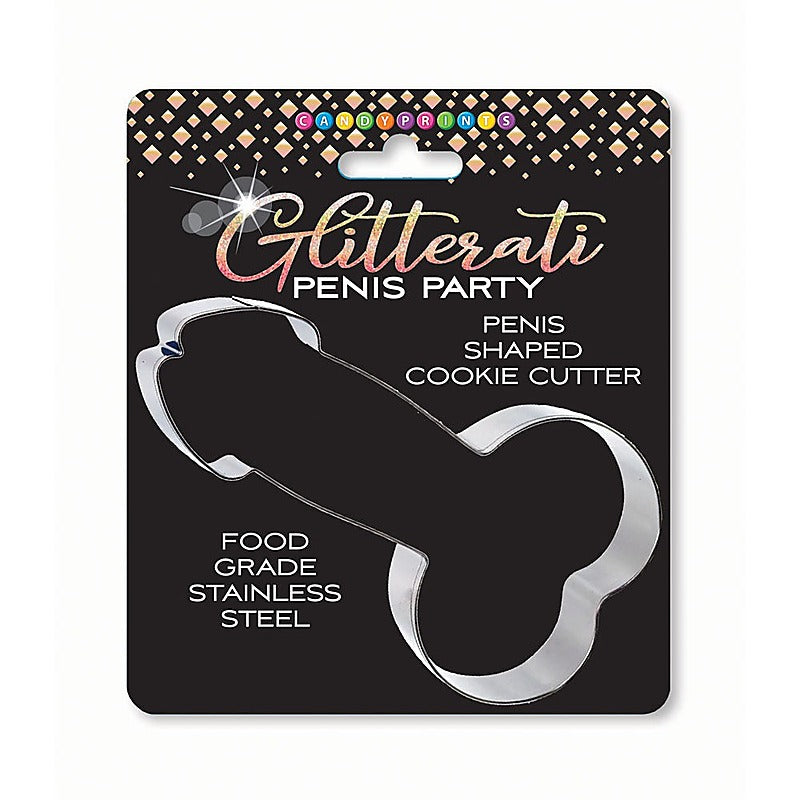 Little Genie Glitterati Novelty Penis Cookie Cutter 4 Inch - Party Gifts and Novelties