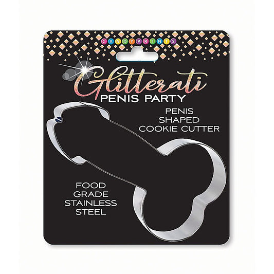 Glitterati Novelty Penis Cookie Cutter by Little Genie - Party Gifts and Novelties