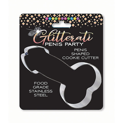 Little Genie Glitterati Novelty Penis Cookie Cutter 4 Inch - Party Gifts and Novelties