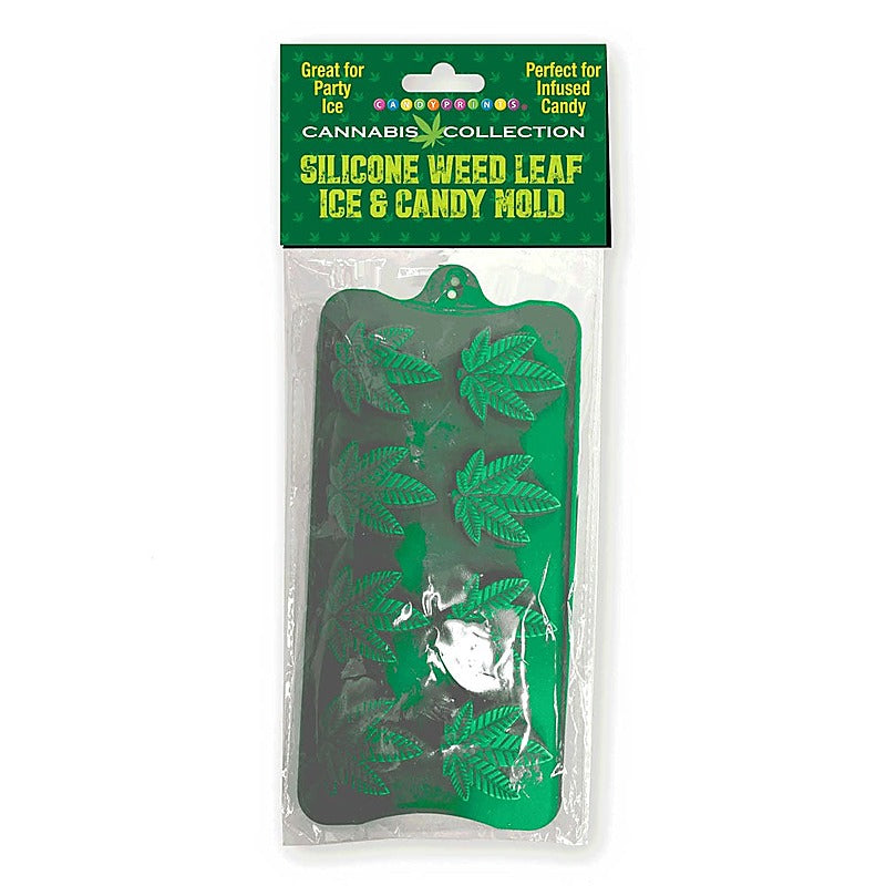 Cannabis Silicone Weed Leaf Ice Mould by Little Genie - Party Gifts and Novelties