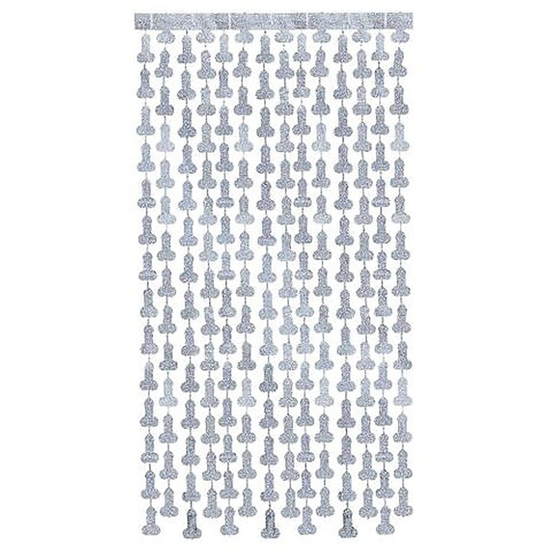 Glitterati Penis Party Disco Metallic Curtain - Party Gifts and Novelties