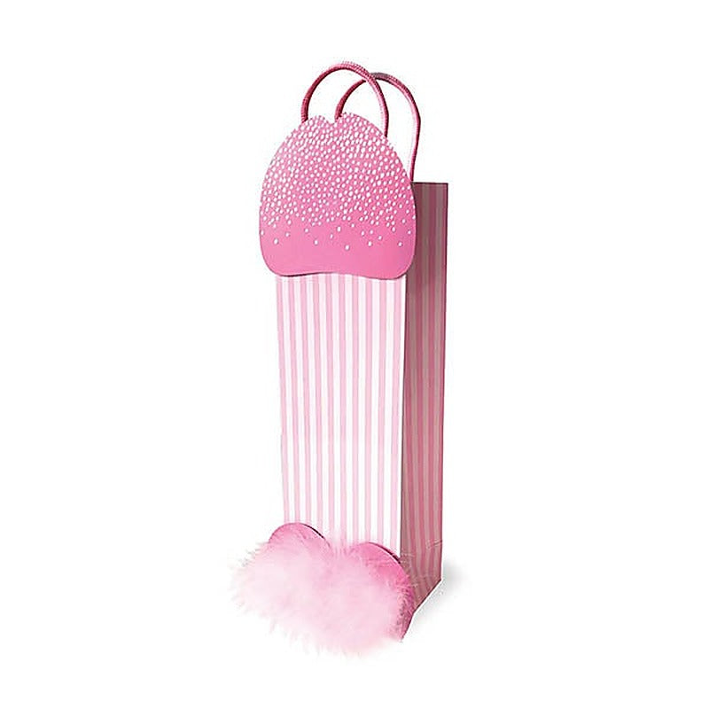 3D Sparkling Penis Novelty Gift Bag by Little Genie - Party Gifts and Novelties