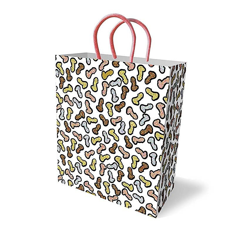 Glitterati Penis Party Novelty Gift Bag by Little Genie - Party Gifts and Novelties