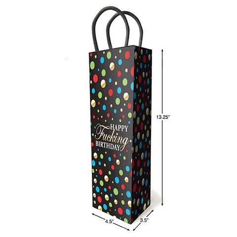 Happy Fucking Birthday Naughty Gift Bag by Little Genie - Party Gifts and Novelties