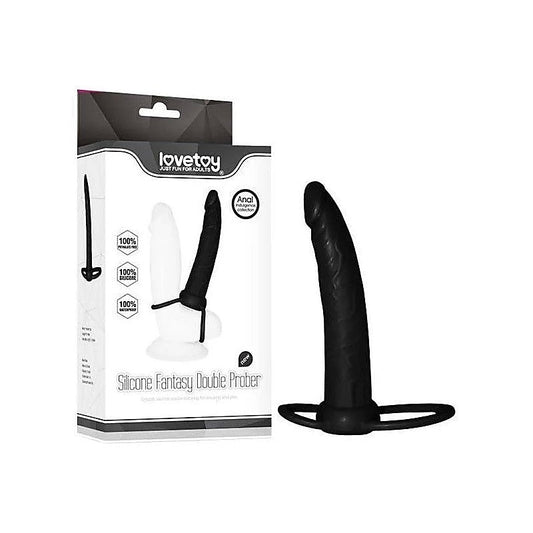 Anal Indulgence Collection Fantasy Double Prober 6'' Anal - Anal Dildos