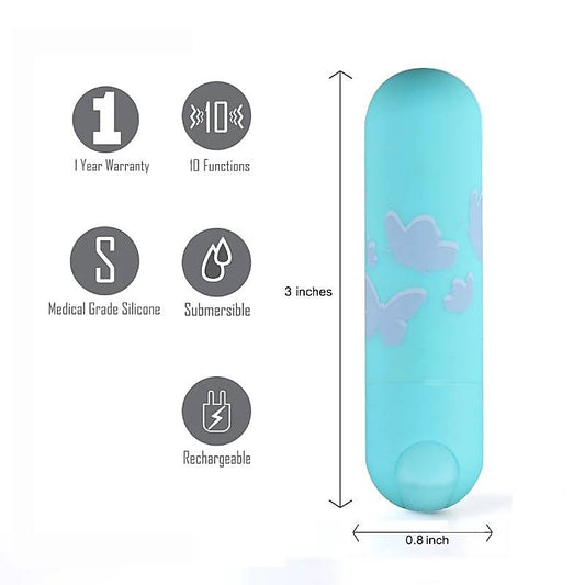Maia Julia 10 Function USB Rechargeable Bullet by Maia Toys - Bullet Vibrators