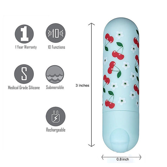 Maia Sherri Multi Function USB Rechargeable Bullet Vibrator - Bullet Vibrators