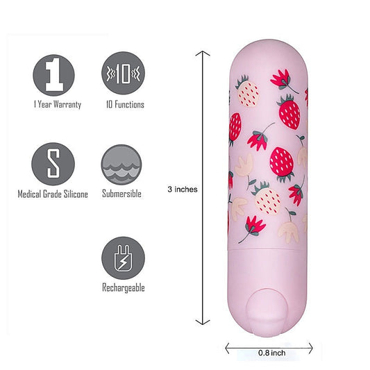 Maia BARI 10 Mode Rechargeable Bullet Massager by Maia Toys - Bullet Vibrators