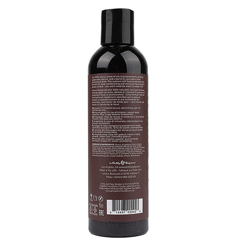Earthly Body Scented Hemp Seed Massage and Body Oil 237 ml - Massage Oils and Lubricants