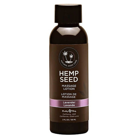 Earthly Body Hemp Seed Scented Adult Massage Lotion 59 ml Intimate Massage - Massage Oils and Lubricants