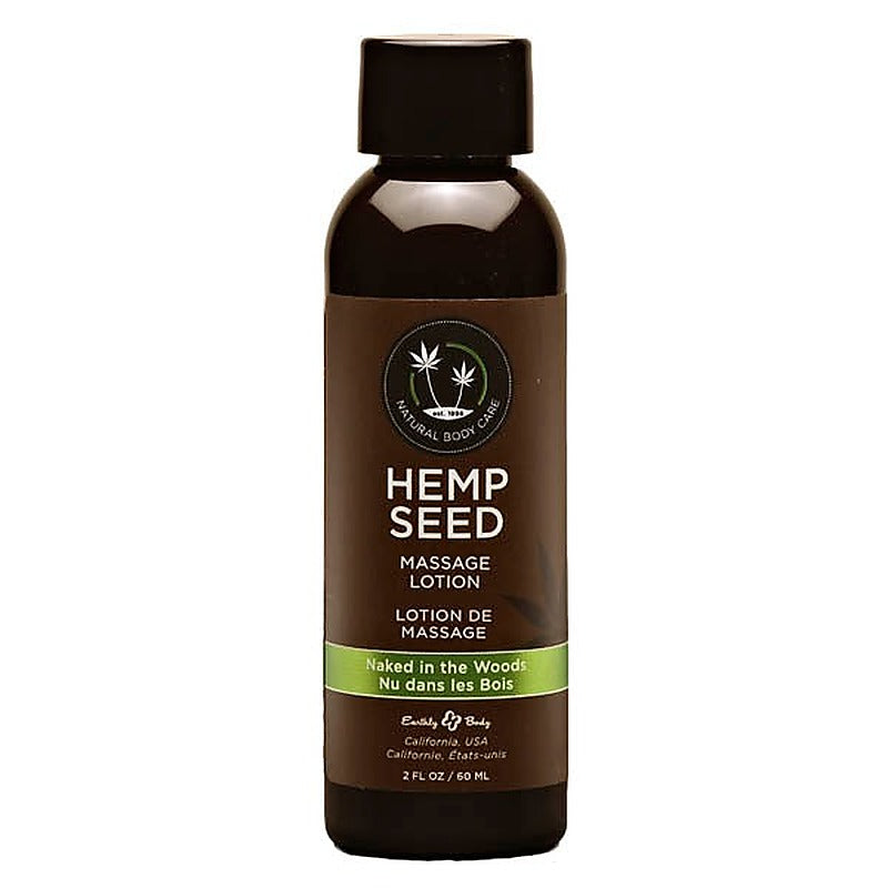 Earthly Body Hemp Seed Scented Adult Massage Lotion 59 ml Intimate Massage - Massage Oils and Lubricants
