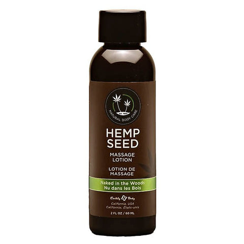 Earthly Body Hemp Seed Scented Adult Massage Lotion 59 ml Intimate Massage - Massage Oils and Lubricants